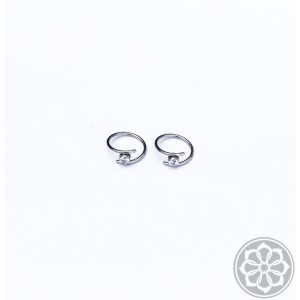 Twister Com Pedra de Zircônia Titânio