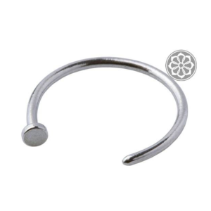 Piercing Nose Ring, confeccionado em Aço Cirúrgico 316L (Low Carbon).