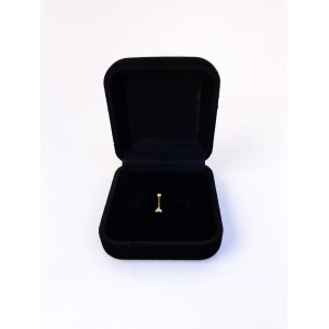 Trinity em Ouro 18K Cravejado com pedras de Zircônia